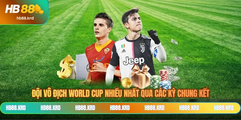 Đội Vô Địch World Cup Nhiều Nhất Qua Các Kỳ Chung Kết