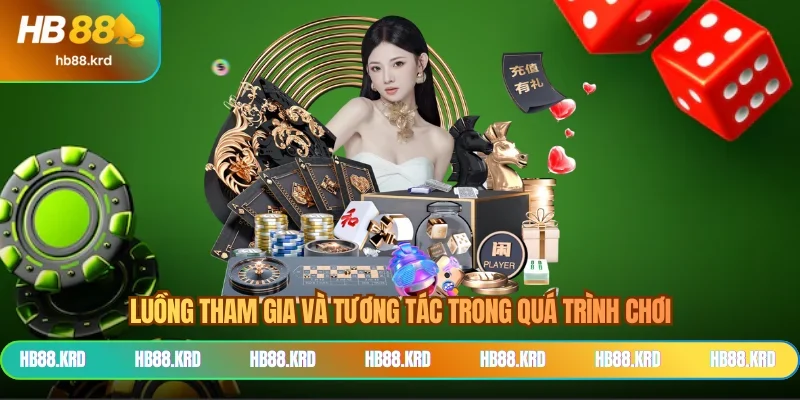 Luồng tham gia và tương tác trong quá trình chơi